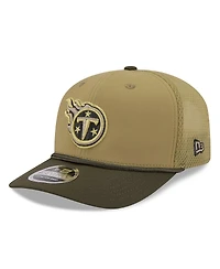 New Era Men's Green Tennessee Titans 2025 Salute to Service 9SEVENTY Adjustable Hat