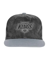 Outerstuff Big Boys and Girls Black/Silver Los Angeles Kings True Retro Deadstock Adjustable Hat