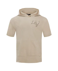 Pro Standard Men's Tan Tampa Bay Buccaneers Neutrals Capsule Short Sleeve Pullover Hoodie