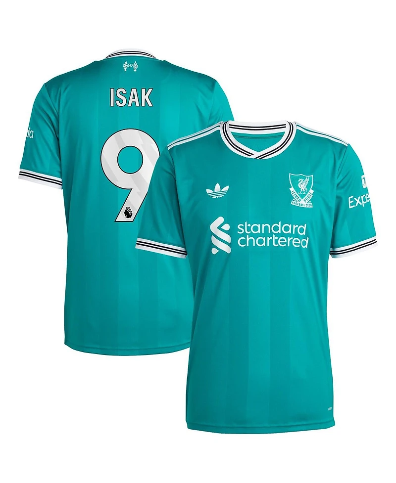 Adidas Men's Alexander Isak Green Liverpool 2025/26 Third Replica Player Jersey