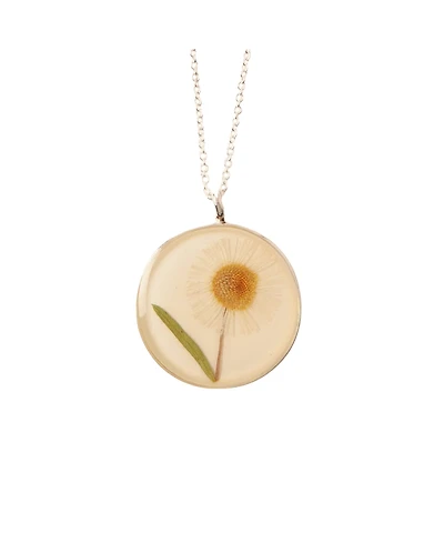 Uncommon Goods Birth Flower Pendant Necklace Sterling Silver