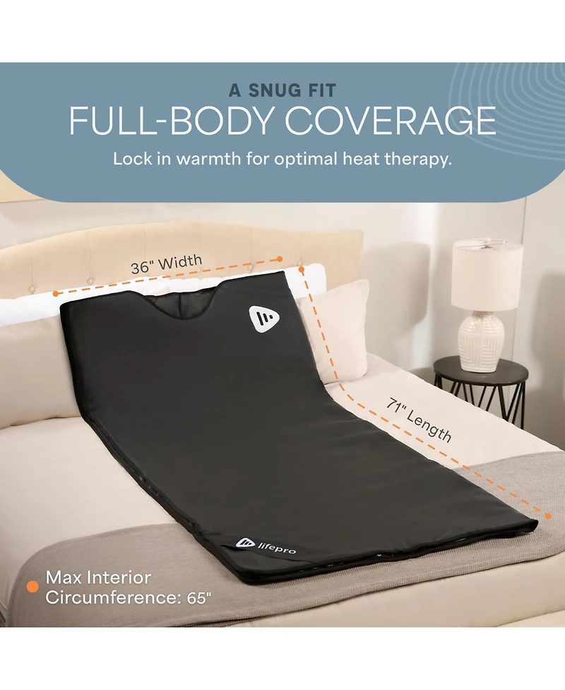 LifePro Far Infrared Sauna Blanket - Portable for Home Relaxation