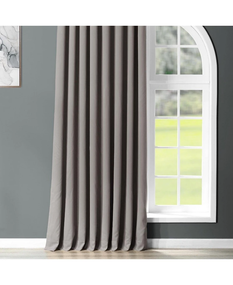 Half Price Drapes Extra Wide Grommet Room Darkening Curtain