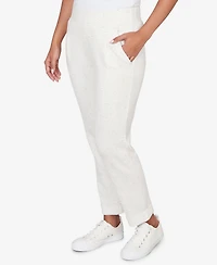 Ruby Rd. Petite Ultra Soft Knit Cuffed Ankle Pant