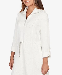 Ruby Rd. Petite Flecked Ultra Knit Sneaker Dress