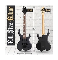 Pyle 36.5" Electric Guitar Kit with Amplifier & Accessories - PMGTRKT101