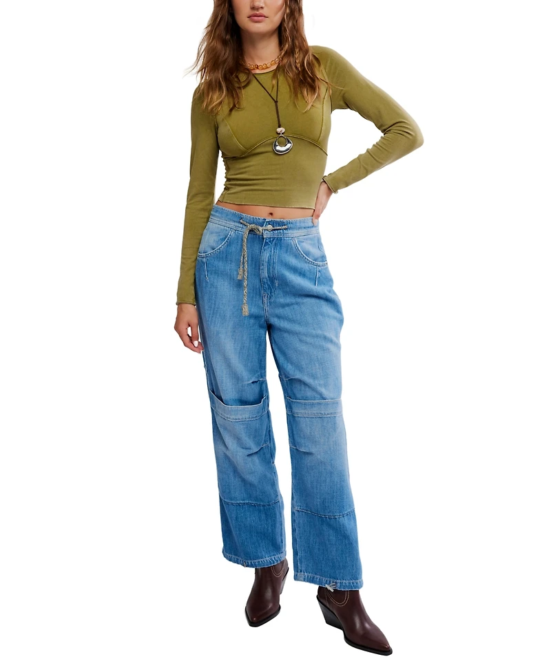 Free People Women's Protagonist Long-Sleeve Top