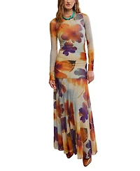 Free People Women's Sunnei Boat Neck Maxi Dress