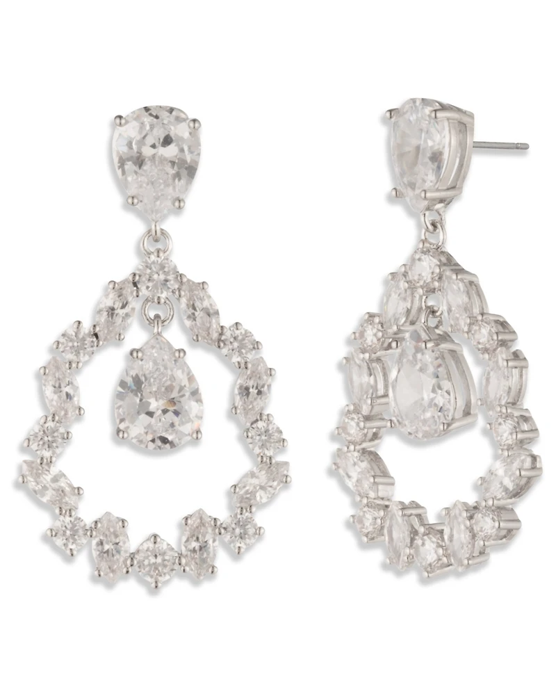 Givenchy Cubic Zirconia Orbital Earrings