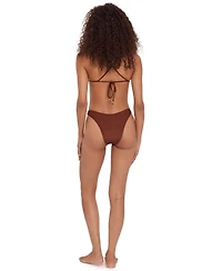 Steve Madden Women's X-Back Ring V-Neck Bralette Top