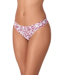 Dkny Litewear Cut Anywear Logo Thong Underwear-DK5026