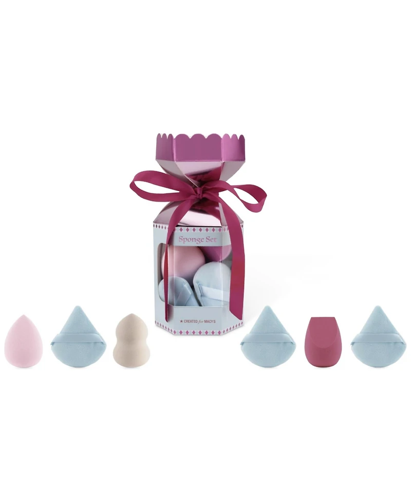 Created For Macy's 6-Pc. Makeup Sponge Set