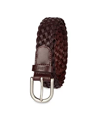 Levi's Women's Fully Adjustable Leather Braided Belt