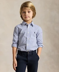 Polo Ralph Lauren Toddler and Little Boys Plaid Cotton Shirt