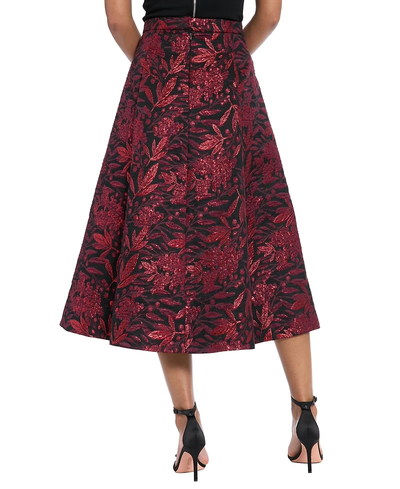 Muse Women's Pleated A-Line Skirt