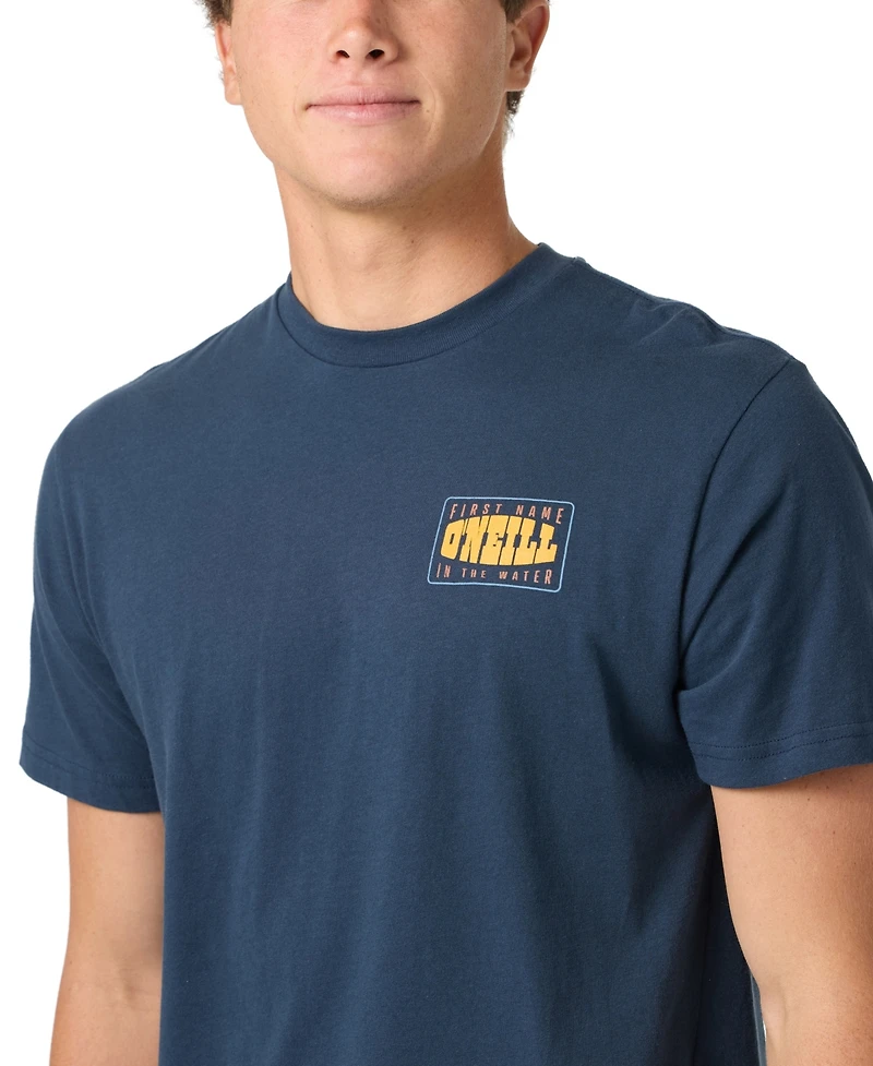 O'Neill Men's Western Screen Print Detail Crewneck T-Shirt