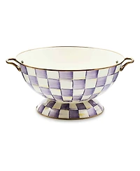 MacKenzie-Childs Violet Check Everything Bowl