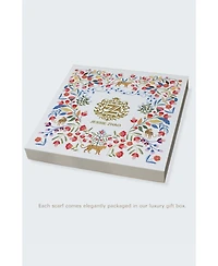 Jessie Zhao New York Ivy Parterre Double Sided Silk Scarf