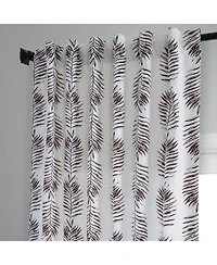 Half Price Drapes Sago Floral Printed Cotton Room Darkening Curtain