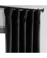 Half Price Drapes Millennial Grey Thermal Cross Linen Weave Blackout Curtain
