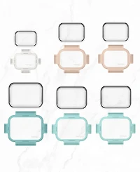 Bentgo Glass Meal 12-Pc. Storage Set with Leak-Proof Seal