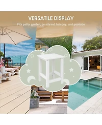 WestinTrends 3-Piece Kids Outdoor Rocking Chairs Set With Square Side Table