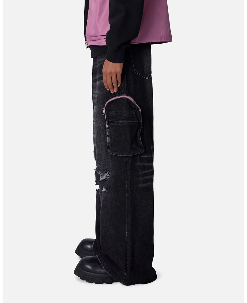 mnml Men's C23 Rave Double Cargo Denim