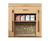 Casainc Storage Cabinet With Fish Tank Stand Power Outlets