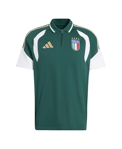 Adidas Men's Green Italy National Team 2026 World Cup Tiro Polo Shirt