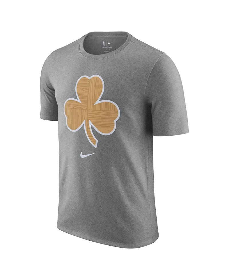 Nike Men's Heather Gray Boston Celtics 2025/26 City Edition Remix Essential Logo T-Shirt