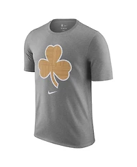 Nike Men's Heather Gray Boston Celtics 2025/26 City Edition Remix Essential Logo T-Shirt