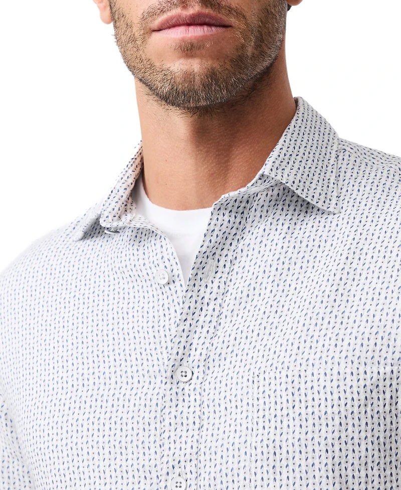 Rodd & Gunn Men's Short-Sleeve Featherson Linen Shirt