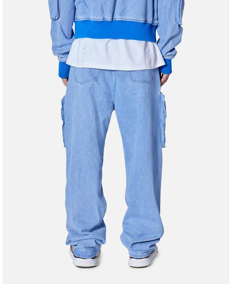 mnml Men's Ultra Baggy Feeling Blue Denim