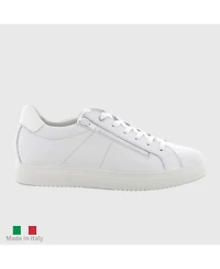 Alpine Swiss Men's Dante Made Italy Low-Top Leather Sneaker