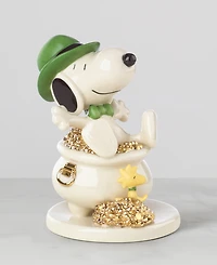 Lenox Lucky Leprechaun Snoopy Figurine