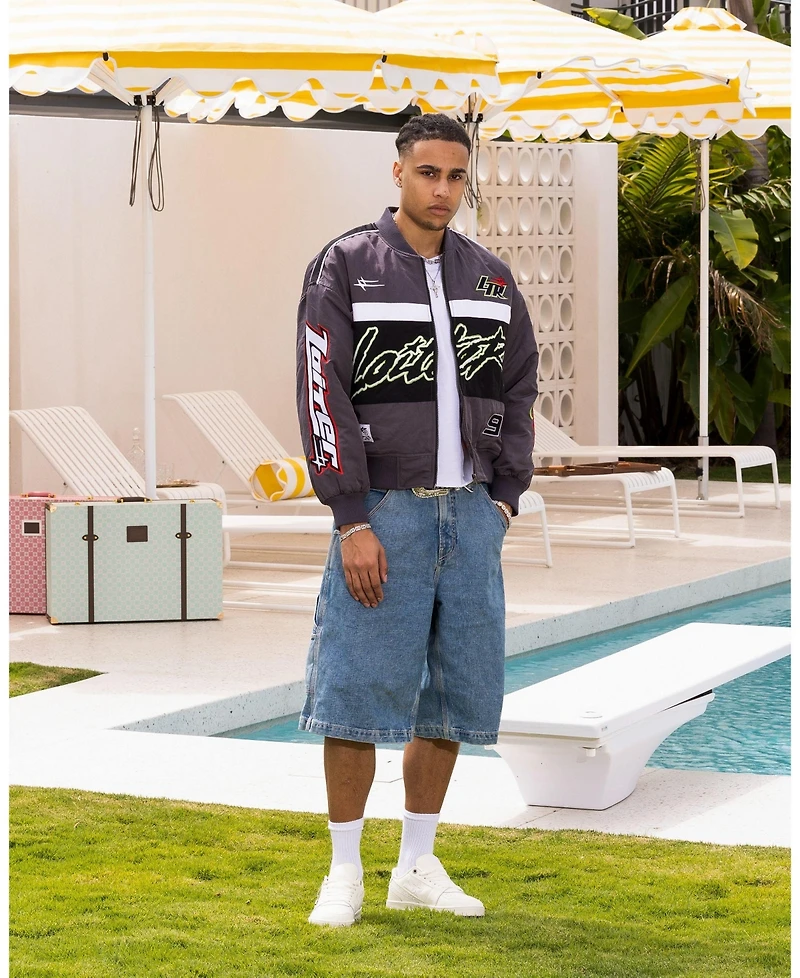 mnml Men's Loiter Racer Style Motor Jacket