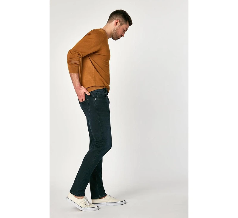 Mavi Jeans Men's Mavi Jake Slim Leg in Deep Blue-Black Williamsburg