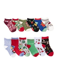 Muk Luks Kids 12 Days of Christmas Socks