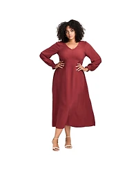 Avenue Women's Allure V-Neckline Dress