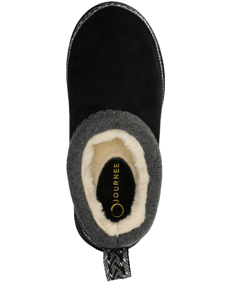 Journee Collection Women's Tarika Round Toe Clog Slippers