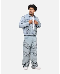 Saint Morta Men's Poison Ivy Panel Denim Jacket