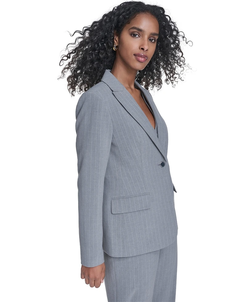 Calvin Klein Women's Classic Buttoned Blazer