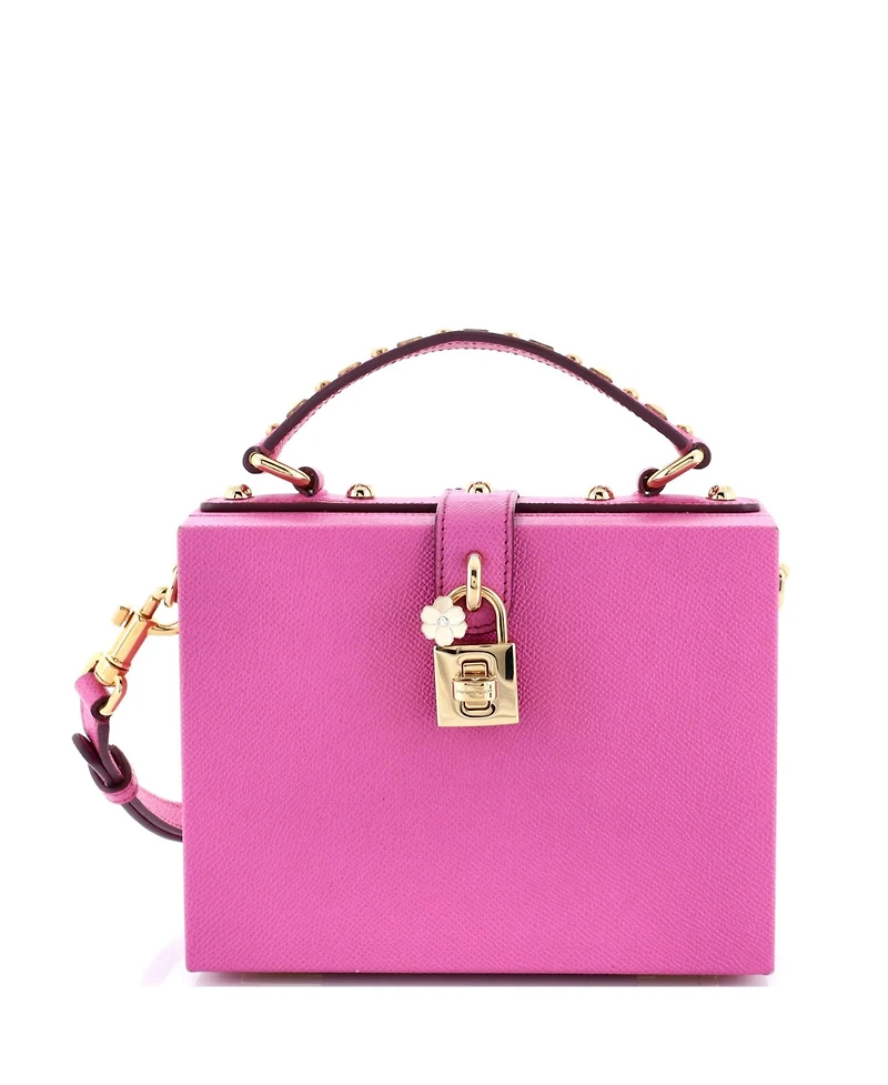 Pre-Owned Dolce & Gabbana Small Treasure Box Bag Leather
