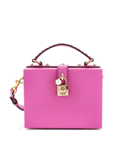 Pre-Owned Dolce & Gabbana Small Treasure Box Bag Leather