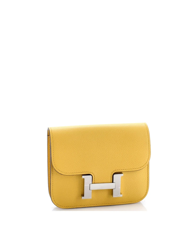 Pre-Owned HERMES Constance Slim Wallet Evercolor