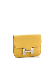 Pre-Owned HERMES Constance Slim Wallet Evercolor