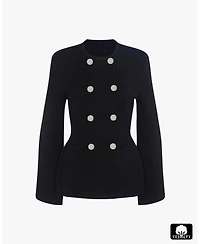 WeWoreWhat Women's Cinched Waist Peplum Sweater