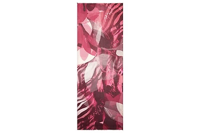 Olsen Pannaeux Print Scarf with Frayed Edge Trim