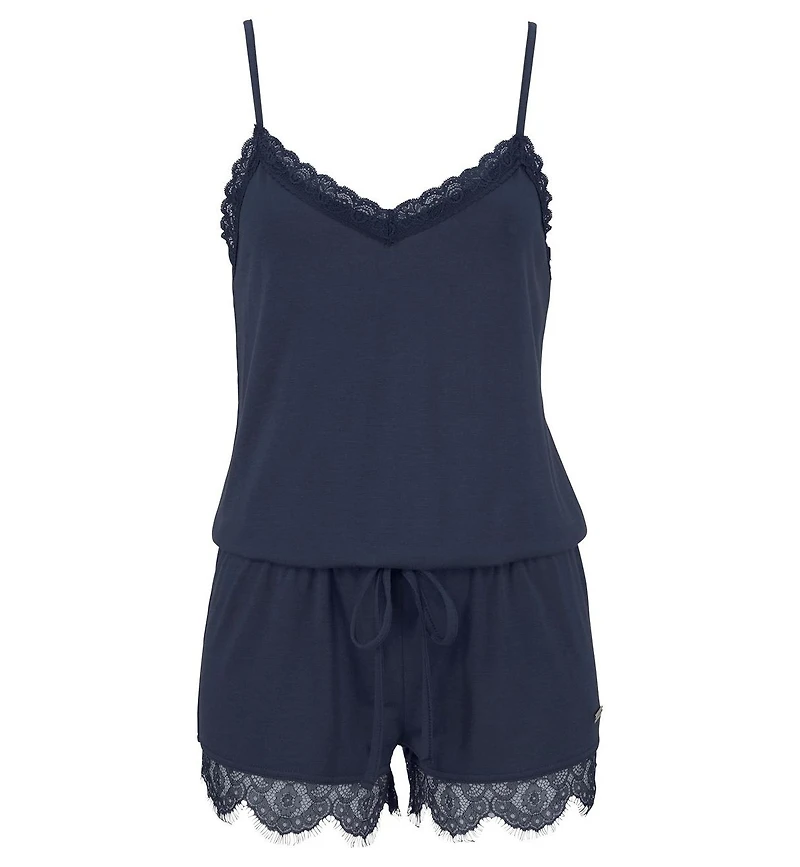 Lascana Women's Lace Detail Pajama Romper