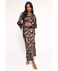Petal and Pup Women's Maia Long Sleeve Maxi Dress